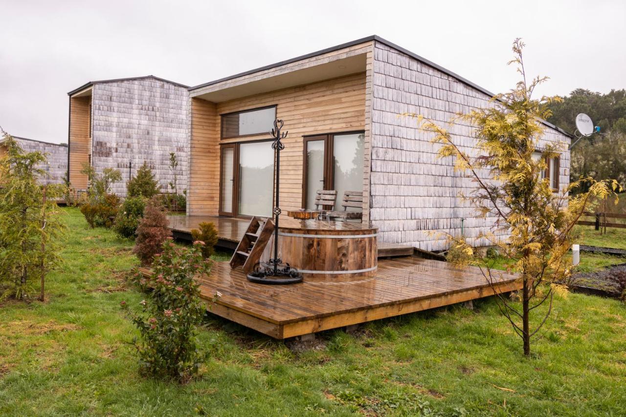 Cabanas Arrayanes De Huillinco En Chiloe Chonchi Kültér fotó